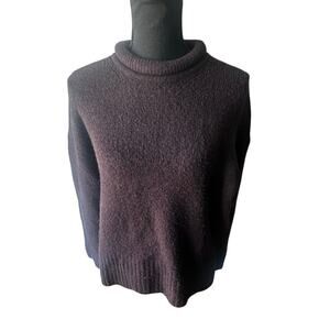 Madewell Fulton Pullover Sweater Heather Raisin Size M
